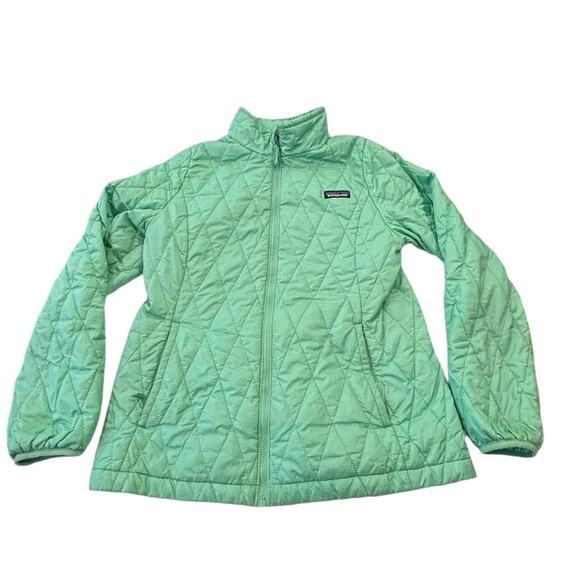 Patagonia Kids' Nano Puff Diamond Quilt Jacket Size XL 14 - Picture 9 of 9